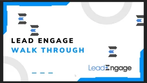 screenshot of Lead Engage